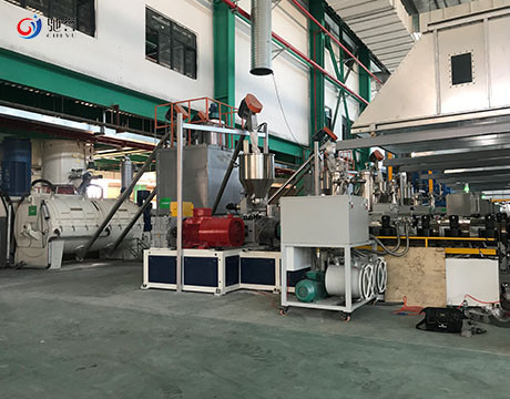 ระบบผสมสารผสมการป้อนยาอัตโนมัติสำหรับสายการผลิต Extruder แบบตั้งพื้น SPC/WPC/LVT