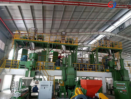 ระบบลำเลียงผสมยาอัตโนมัติสำหรับสาย PVC