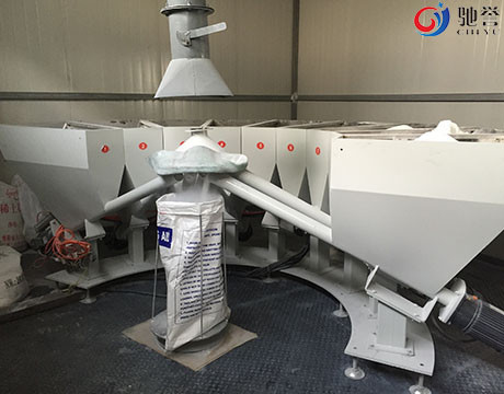 เครื่องชั่งน้ำหนักอัตโนมัติสำหรับสารเติมแต่ง PVC สำหรับสายพานลำเลียงสุญญากาศนิวเมติกสายเครื่องอัดรีด