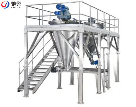 V Blender Ribbon Mixer สำหรับผงอาหาร
