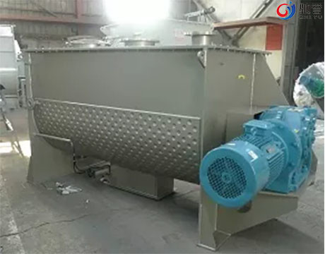 Ribbon Blender สำหรับการผสม PVC พร้อมสายพานสุญญากาศ