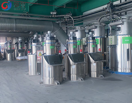 ระบบผสมสารผสมการป้อนยาอัตโนมัติสำหรับสายการผลิต Extruder แบบตั้งพื้น SPC/WPC/LVT