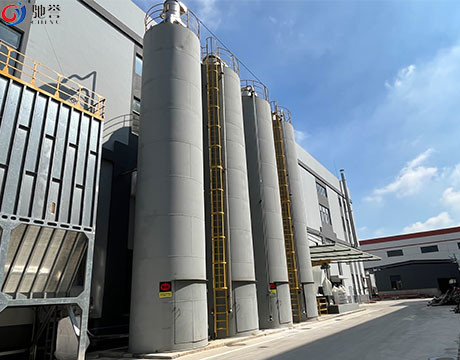 ระบบผสมการจ่ายยาอัตโนมัติสำหรับสายการอัดขึ้นรูปพื้น SPC/WPC/LVT