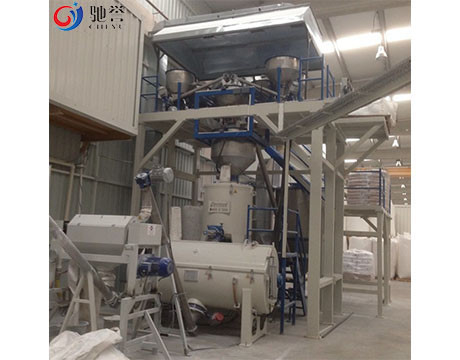 เครื่องผสมผง PVC พร้อมระบบป้อนถุงบรรจุถุงใหญ่