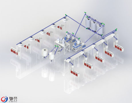 เครื่องผสมผงผสม PVC ความเร็วสูง เครื่องผสมผงสำหรับเครื่องอัดรีดท่อพีวีซี
