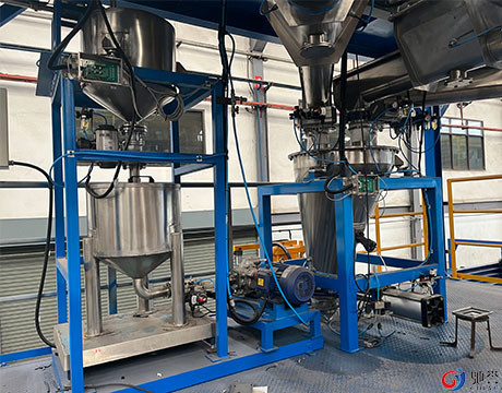 เครื่องผสมยาง Banbury Mixer Carbon Powder Oil Auto Dosing Mixing System