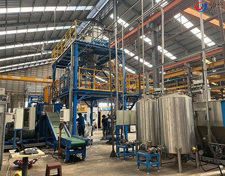 เครื่องผสมยาง Banbury Mixer Carbon Powder Oil Auto Dosing Mixing System